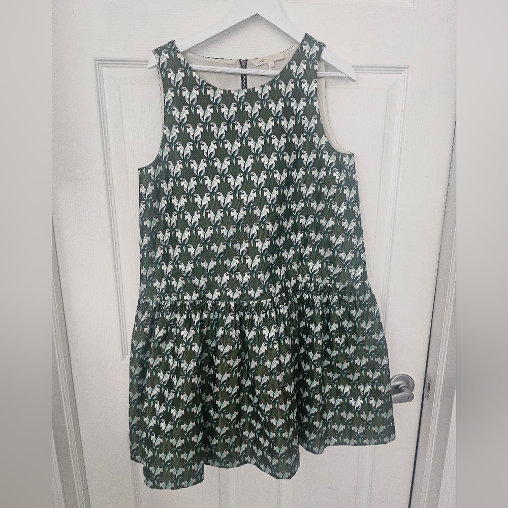 Maje Rower Parrots Mini Dress - Picture 4 of 8